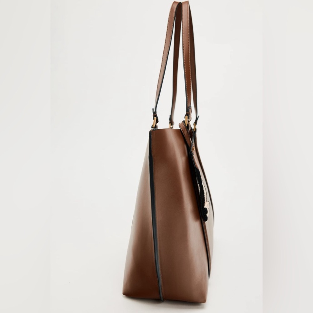 Zara basic tote in Rich Brown (sold out)